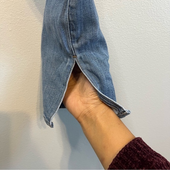 Madewell Women's 10" RoadTripper Ankle Jeans Sz 31 Split Hem High Rise Skinny - Picture 5 of 10